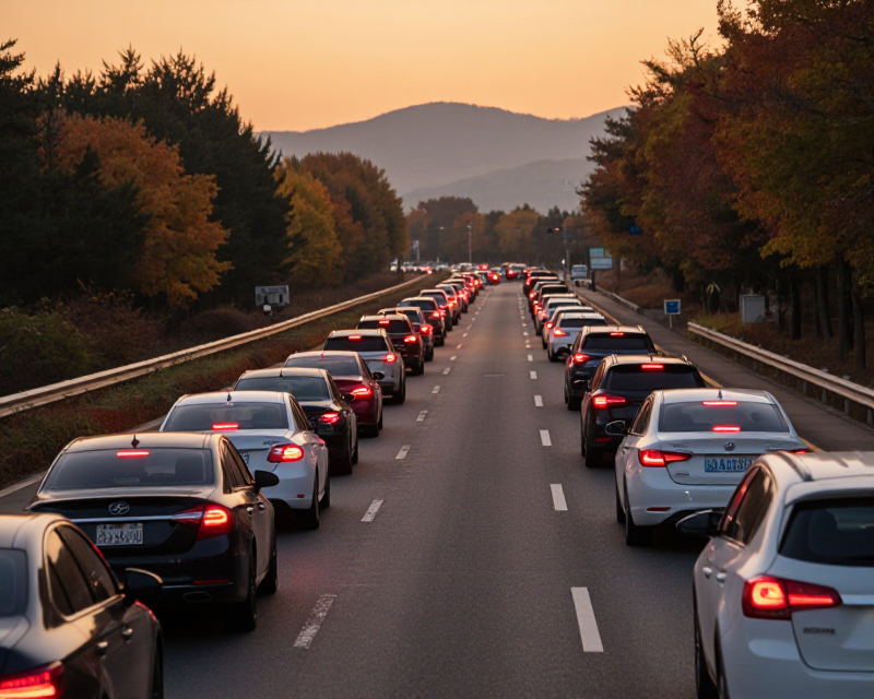Chuseok Highway Traffic