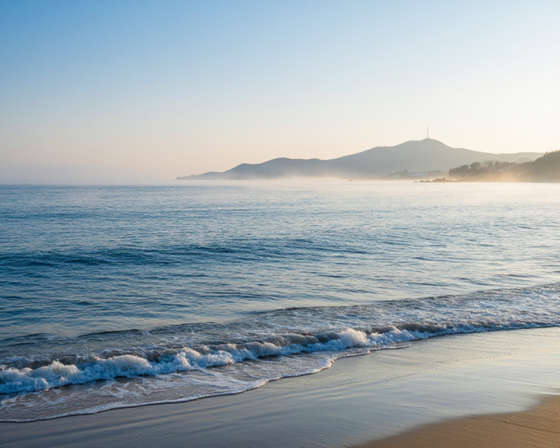 Serene Korean Coastal Landscape