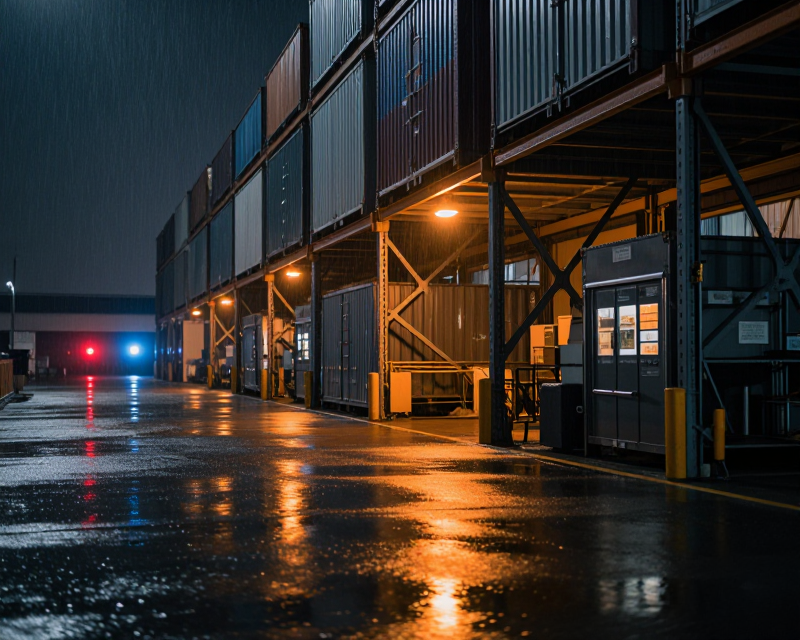 Cinematic Warehouse Atmosphere