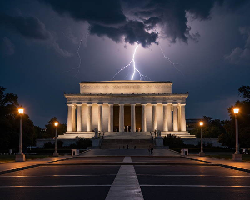 Dramatic Washington D.C. Storm