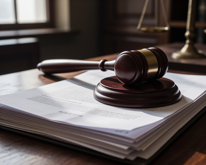 Legal investigation atmosphere