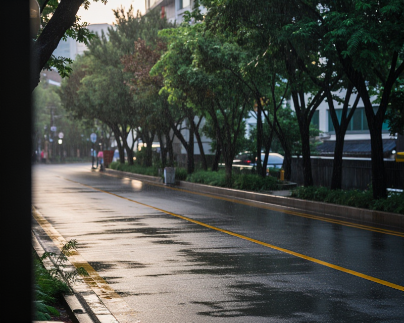 Rainy Day in Seoul