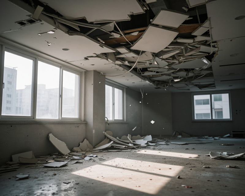 Aftermath of Building Incident in Daegu