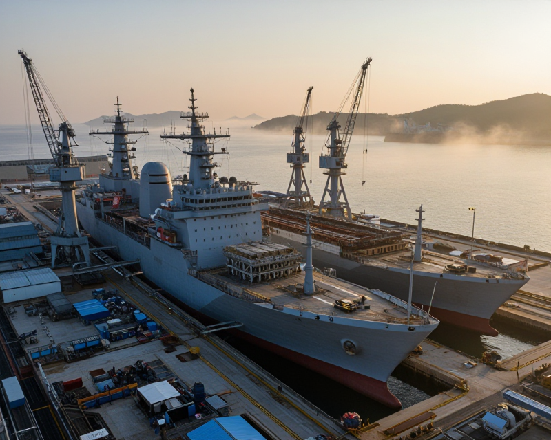 Modern Naval Shipyard