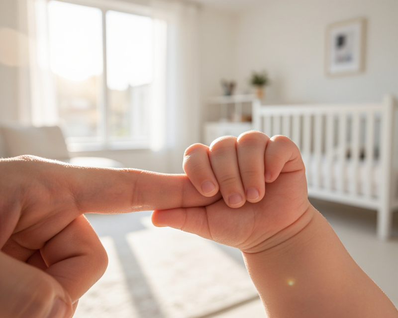 Warm Korean Nursery Scene