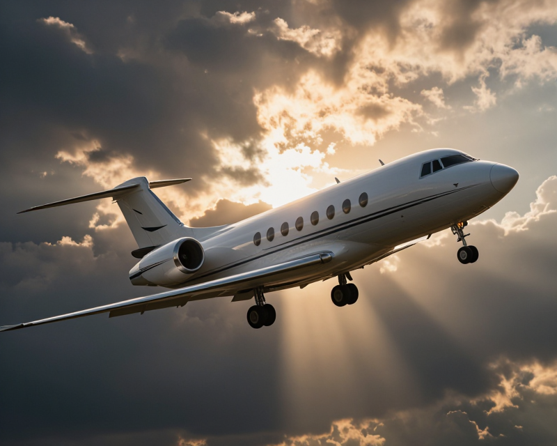 Presidential Aircraft in Dramatic Sky