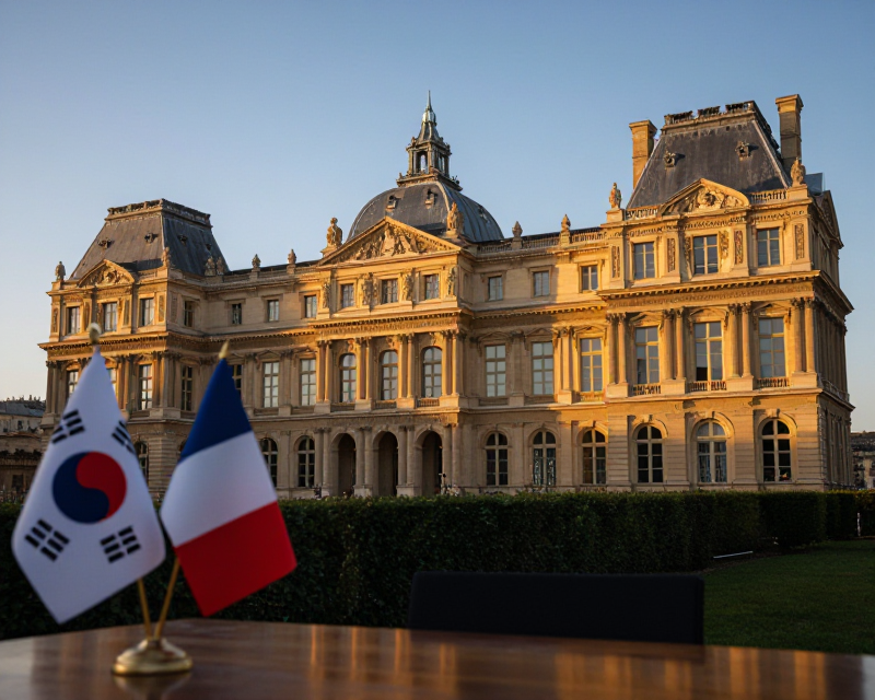 Diplomatic atmosphere of Korea-France summit