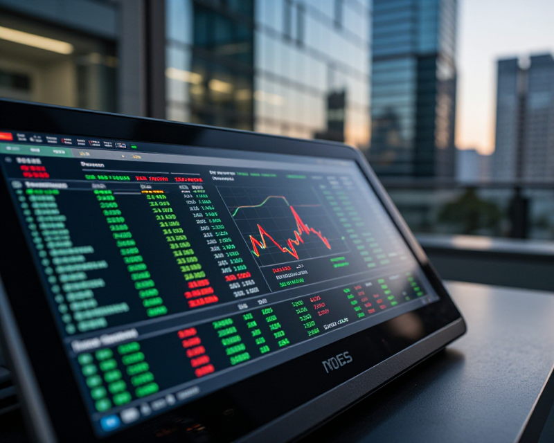 Financial Market Data Display
