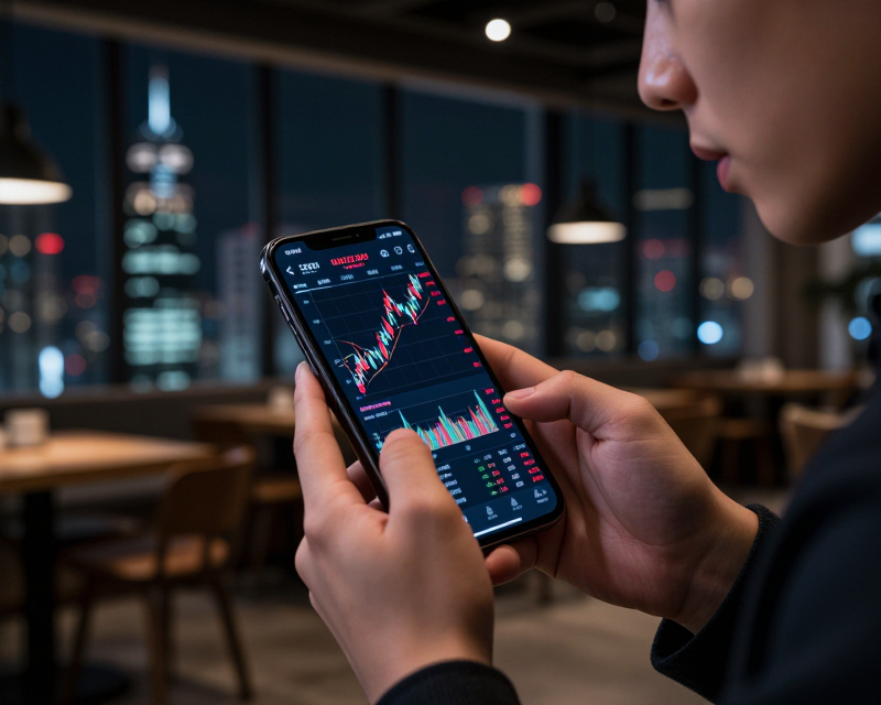 Anxious Investor in Seoul