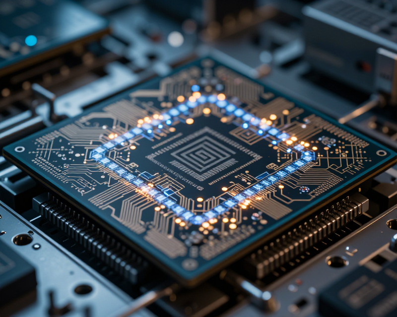 Semiconductor Technology and Financial Support Concept