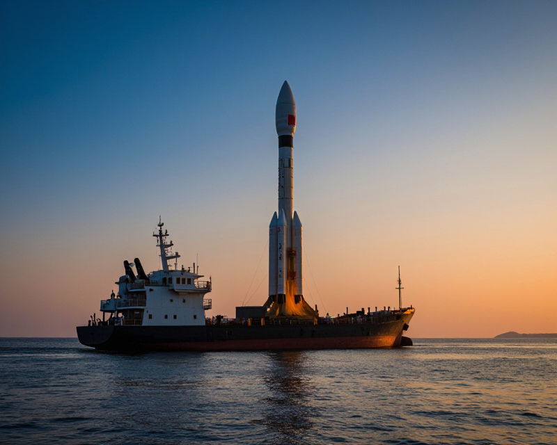 Space Rocket Launch Concept