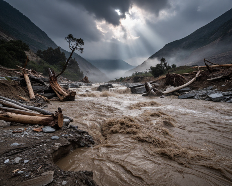 Nepal Flood Aftermath