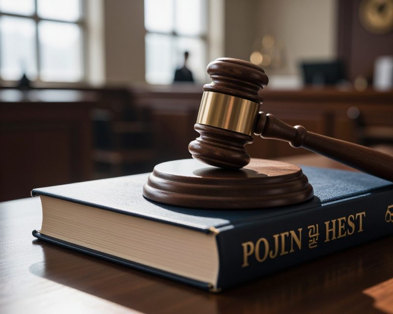 Symbolic Courtroom Gavel