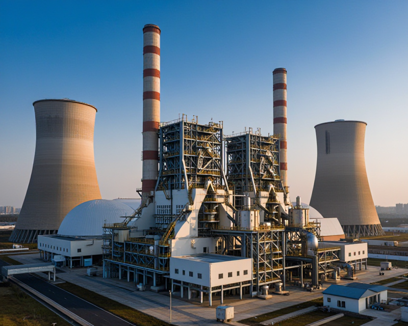 Modern Power Plant Infrastructure